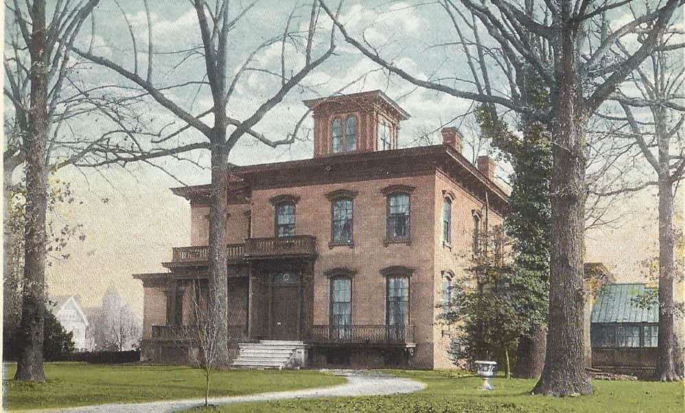 Painting of Sutherlin Mansion